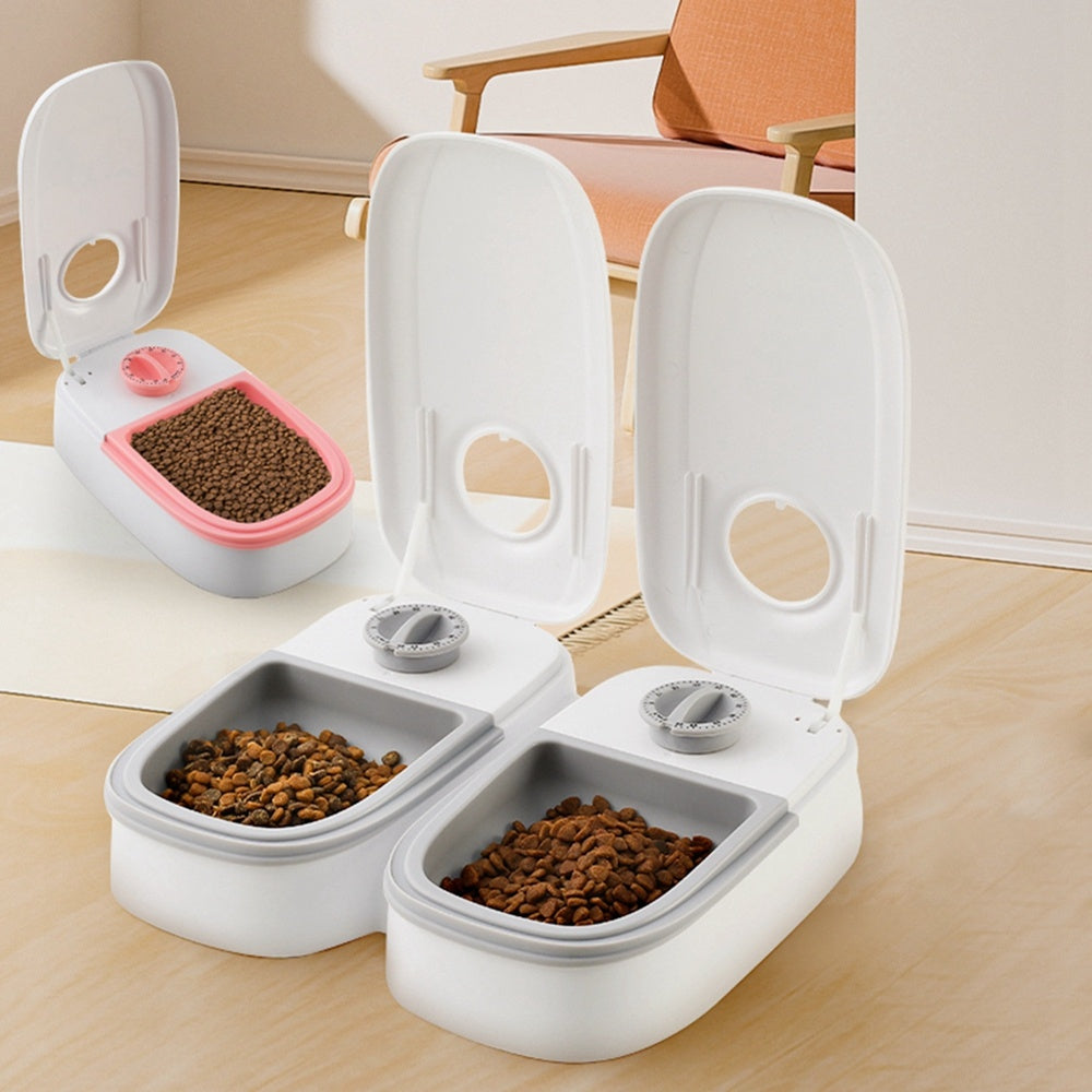 Automatic Pet Feeder - Smart Timer, Stainless Steel, Easy Use - Best Pet Pack