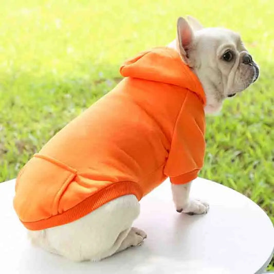 Winter Hooded Pet Sweatshirt - Cozy Jacket for Small & Medium Pets - Best Pet Pack