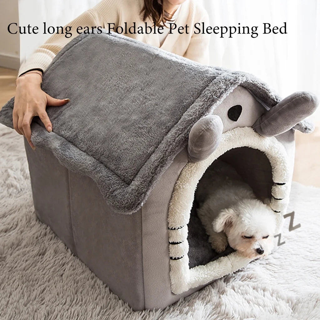 Foldable Pet Bed - Removable & Washable Comfort - Best Pet Pack