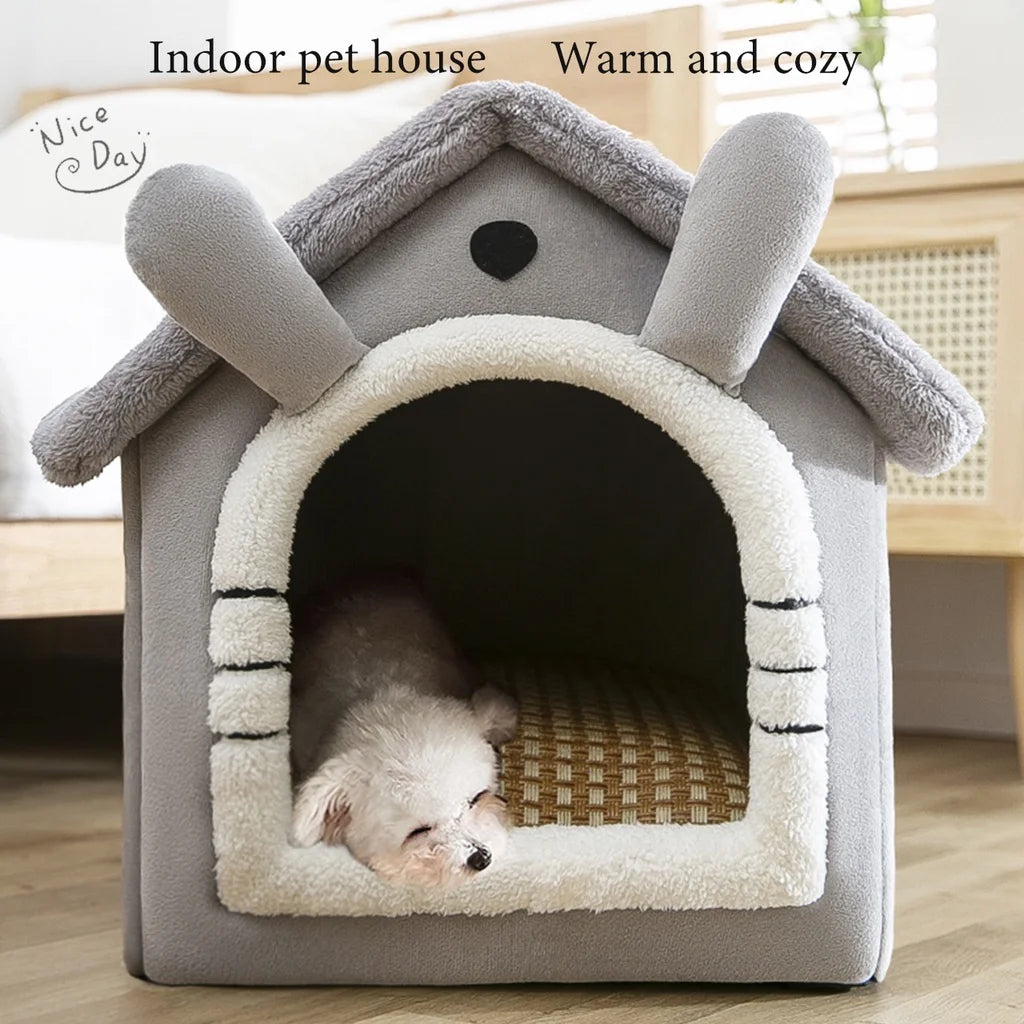 Foldable Pet Bed - Removable & Washable Comfort - Best Pet Pack