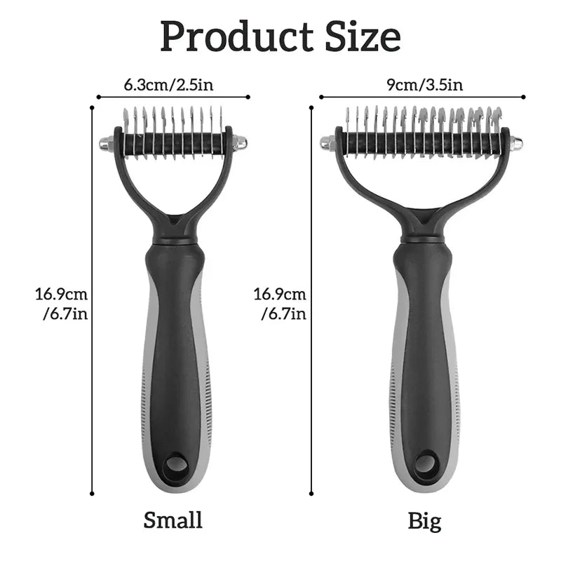 Pet Grooming Brush - Dematting & Hair Removal Comb - Best Pet Pack