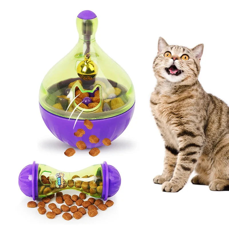 Great Tumbler Feeder - Fun Bowl for Cats & Dogs - Best Pet Pack