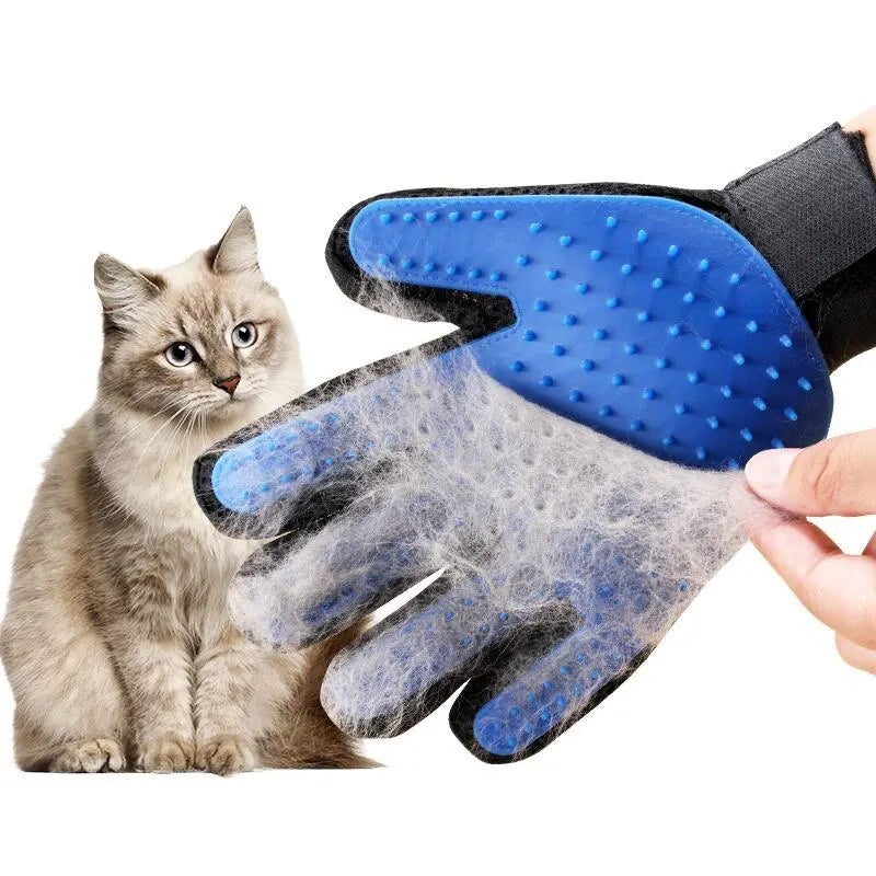 Silicone Pet Grooming Gloves - Easy Hair Removal for Cats & Dogs - Best Pet Pack