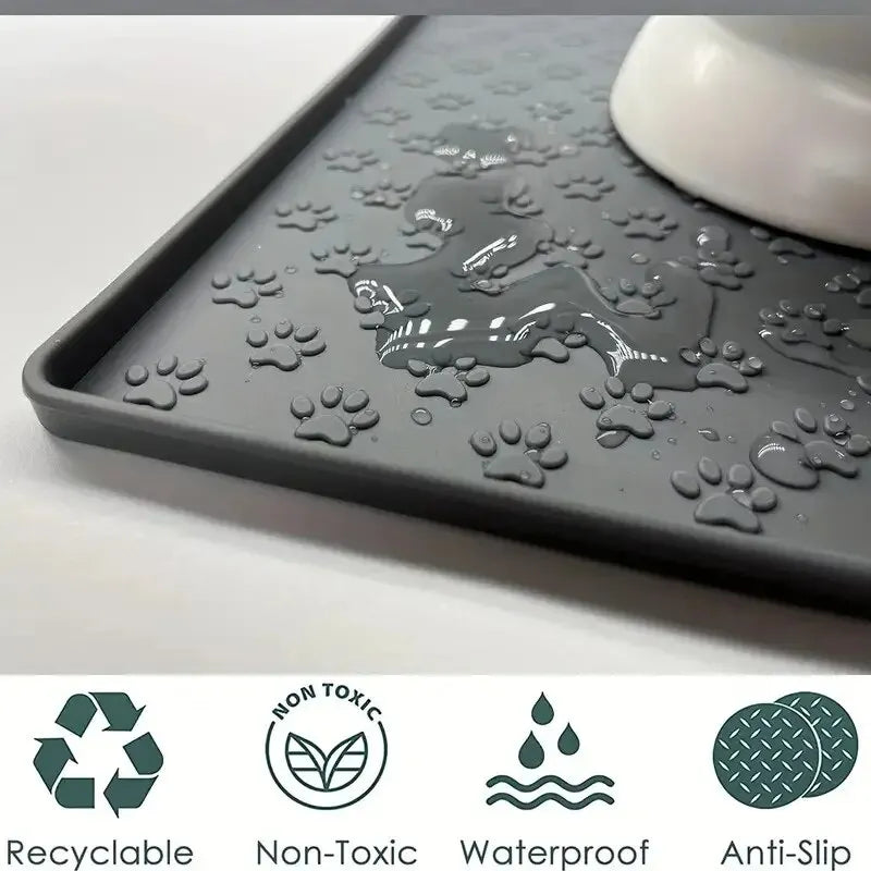 Non-Spill Silicone Pet Placemat - Waterproof & Easy to Clean - Best Pet Pack