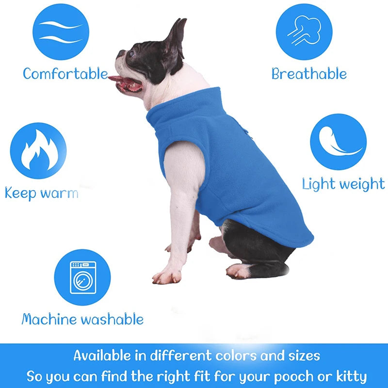 Cozy Fleece Dog Jacket - Winter Coat - Best Pet Pack