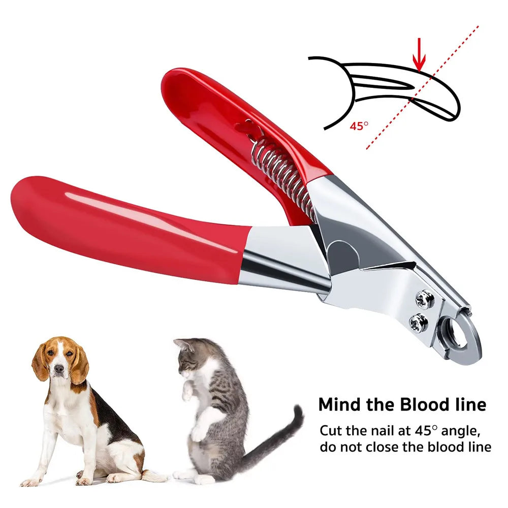 Stainless Steel Pet Nail Clipper - Precision Grooming Tool - Best Pet Pack