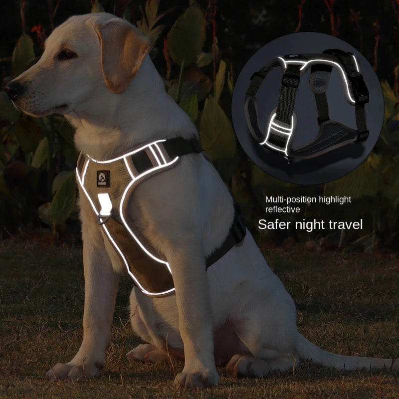 Reflective Dog Harness - Adjustable & Safe - Best Pet Pack