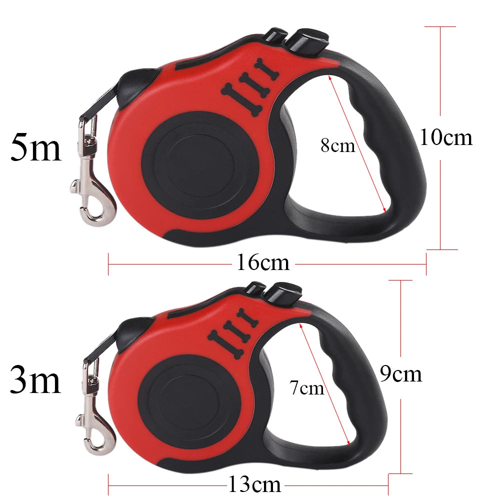 Automatic Retractable Dog Leash - Durable Nylon