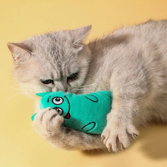 Fun-Filled Catnip Toy - Interactive Plush & Squeaky Delight - Best Pet Pack