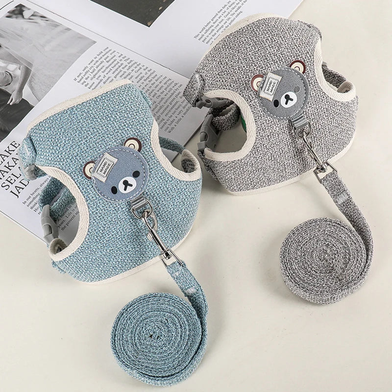 Adjustable Cute Vest Leash for Small Pets