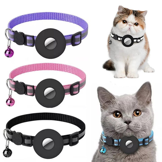 Reflective Pet Collar with Airtag Holder – Waterproof - Best Pet Pack