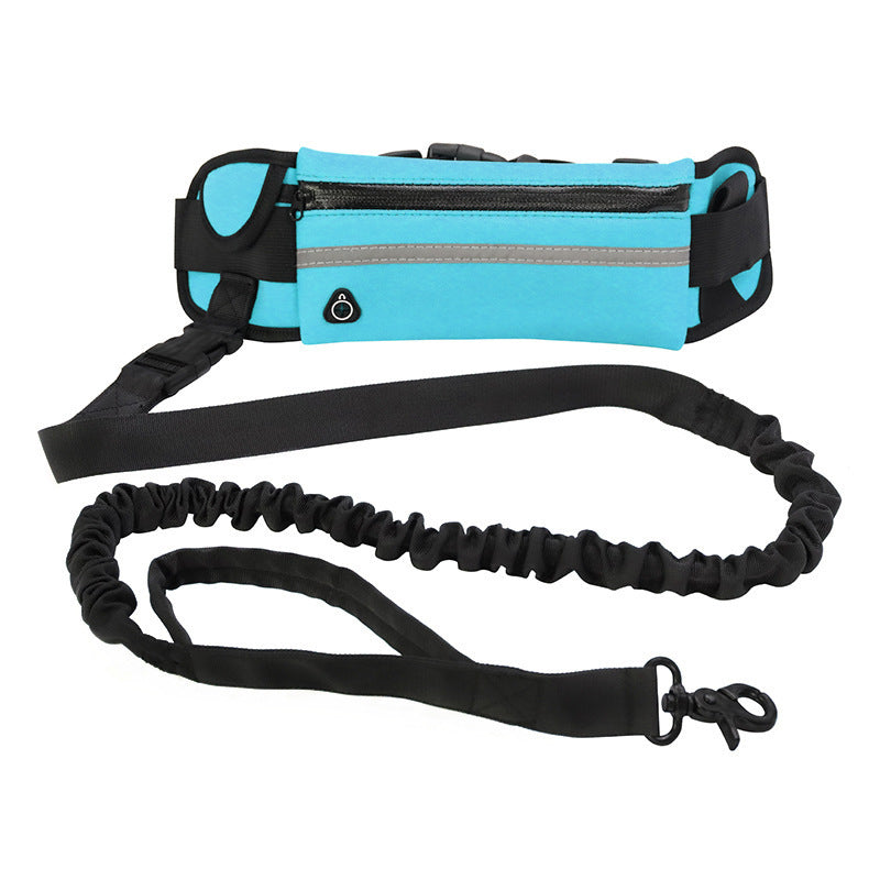 Hands Free Dog Leash - Shock Absorbing, With Phone Pocket & Bottle Holder - Best Pet Pack