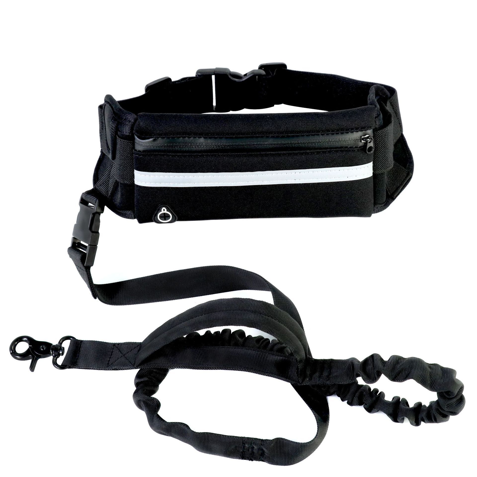 Hands Free Dog Leash - Shock Absorbing, With Phone Pocket & Bottle Holder - Best Pet Pack